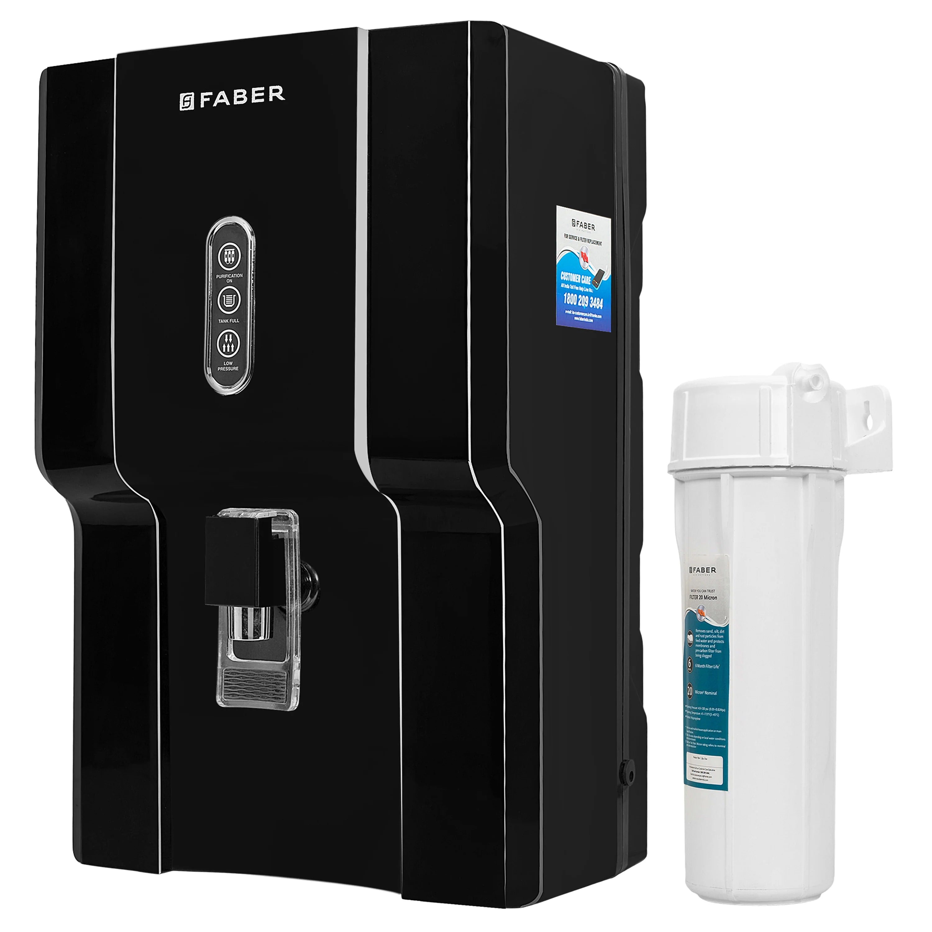 Faber FWP Genius Plus Water Purifier RO+UV+MAT 7L 7Stage Purification