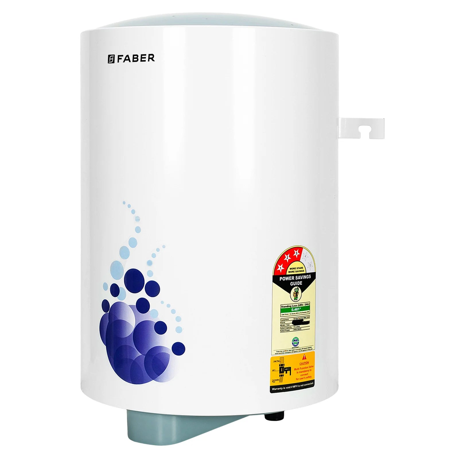 Faber 25 L Storage Water Geyser (FWG JAZZ PRO 25, White Grey)