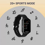 Fastrack Reflex Curv with 2.5D Curve Display, AI Enabled Coach, Health Suite &5ATM Smartwatch