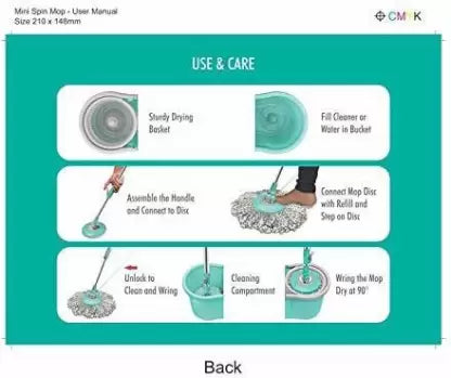 Spotzero by Milton Compact Spin MOP Mop Set (Green)