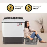 LG 10 kg 5 Star Semi Automatic Top Load Washing Machine, P1040RGAZ