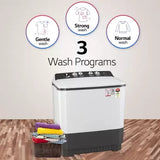 LG 10 kg 5 Star Semi Automatic Top Load Washing Machine, P1040RGAZ