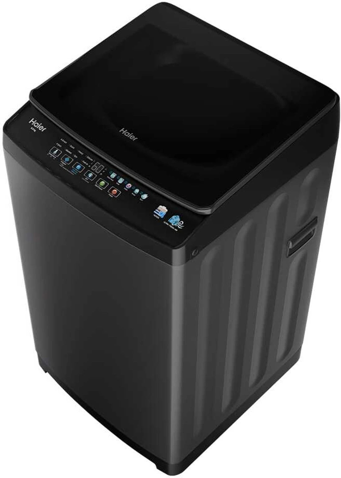 Haier 10 kg Fully Automatic Top Load with In-built Heater Black (HWM100-H326BK)