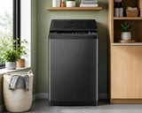 Haier 10 kg Fully Automatic Top Load with In-built Heater Black (HWM100-H326BK)
