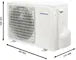 Kelvinator 1.5 Ton 3 Star Split Inverter AC - White (KAS-I18CAFC)