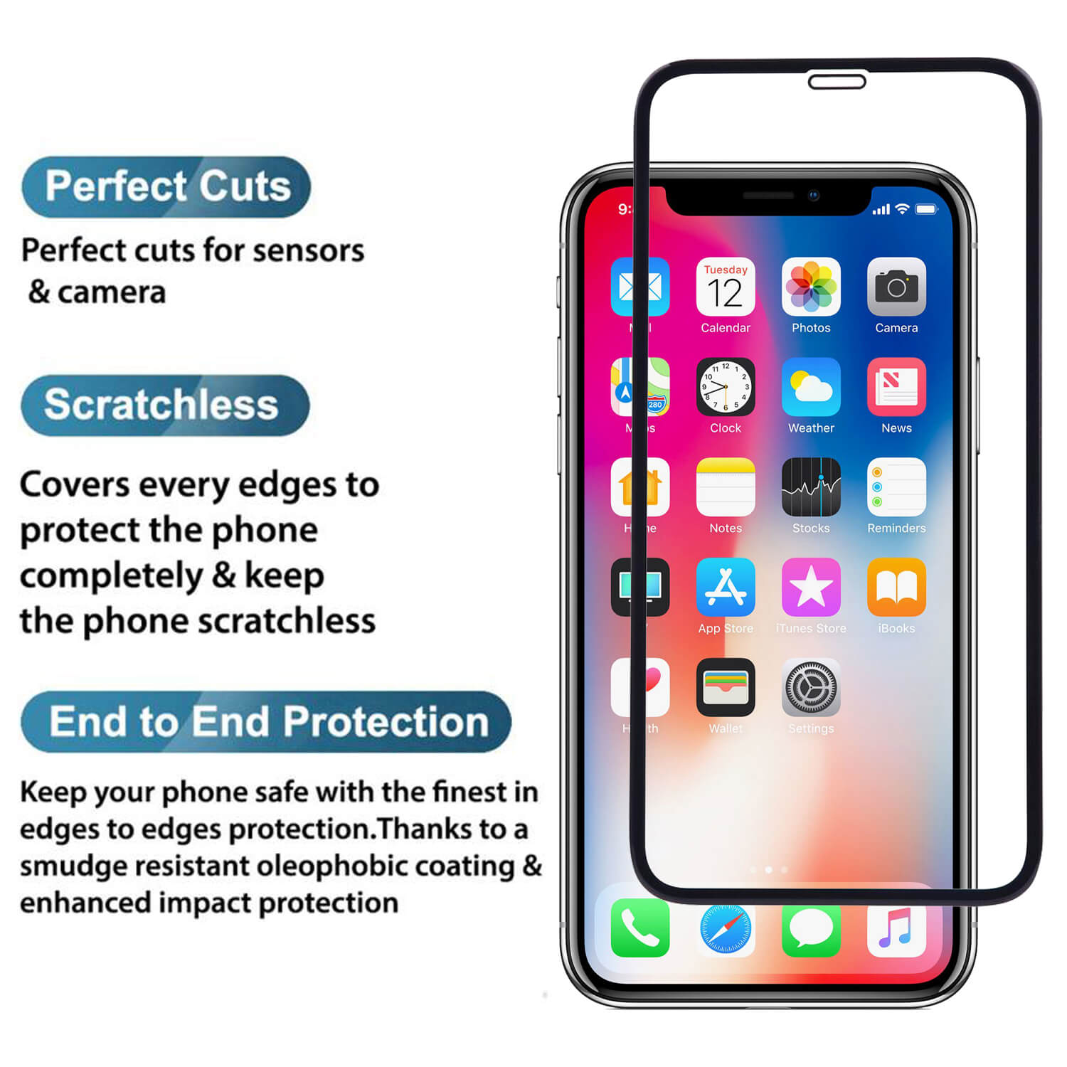 Arrow temper glass I Phone X / XS/11 Pro