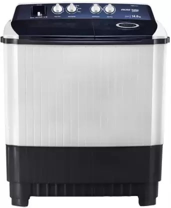 Voltas Beko by A Tata Product 14 kg Semi Automatic Top Load Washing Machine Blue, White (WTT140AGRT)