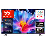 TCL 55P6L 139.7 cm (55 inch) Ultra HD Google TV, Black