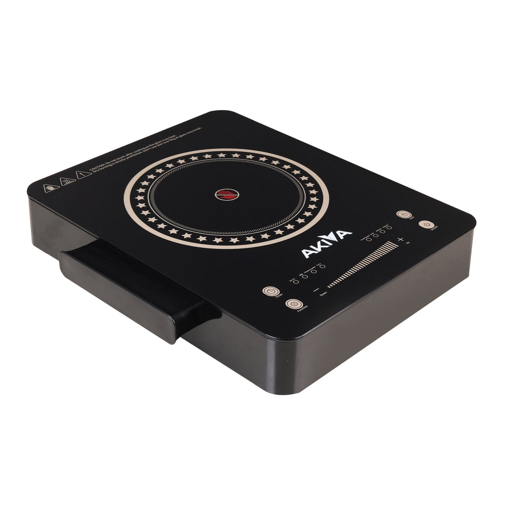 AKIVA 2200W Infrared Induction Cooktop with Steel Grill AKV03INF