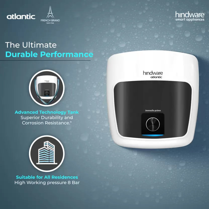 Hindware Smart Appliances 25 L Storage Water Geyser (Immedio Prime 25L)