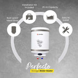 Candes 25 Litre Perfecto Storage Water Heater