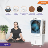 Livpure 100 L Desert Air Cooler (WHITE&BLUE, LIV-AEROFROST-100L