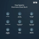 IFB 9 Kg 5 Star with DeepClean® Technology, AI Powered, Fully Automatic Top Load Washing Machine (TL900NB2S, PowerSteam®, Inbuilt Heater)
