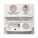 Akai 8.5 kg Semi-Automatic Top Loading Washing Machine (AKSA85CRRFG)