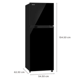 Toshiba 252 L 2 Star Frost Free Real Inverter(Gr-Rt302We-Pmi(Uk, Black, 2022 Model)