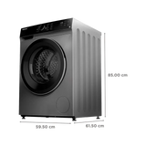 TW-BJ100M4-IND(SK), TOSHIBA FAFL 9.0 KG,T03 SERIES,SILVER COLOR (open Box Like New)