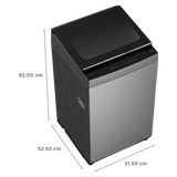 TOSHIBA 7 kg 5 Star Fully Automatic Top Load Washing Machine (AW-K801A-IND(SG), Memory Function, Silver)