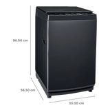 TOSHIBA 9 kg 5 Star Inverter Fully Automatic Top Load Washing Machine (AW-DJ1000F-IND, i-Clean Function, Silver)