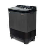 Midea Washing Machine Twin Tub 10 Kg, See Through Glass Lid, Soft Close(MWMSA100GPG(KG)