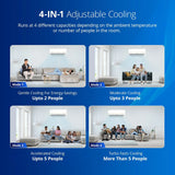 VOLTAS 183V Vertis Zenith Gold 1.5 Ton 3 Star Inverter Split AC with 4-Step Adjustable Mode, 5100W cooling capacity, 2026 Model,High ambient Cooling-cools even upto 52°C (Copper Condenser, Anti Dust Filter)