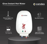 Candes 1 Litre Abs Insta Electric Instant Water Heater (geyser) 3000 W (ivory)