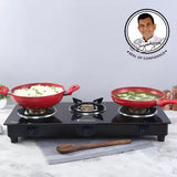 WONDERCHEF Ruby Plus Glass Automatic Gas Stove