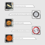 WONDERCHEF Venice 3Pcs cookware set Red & Black