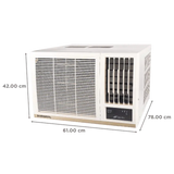 O General 1.5 Ton 2 Star Non inverter Window AC (Copper Condenser, Cathin Filter, 2026 Model AXGB18BBAA-B)