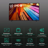 LG UT80 109.22 cm (43 inch) 4K Ultra HD LED WebOS TV