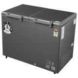 Haier Titanium 595 Litres 5 Star Double Door Deep Freezer with Stabilizer Free Operation (HFC-595DME5, Grey)