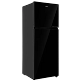 Haier 268 Litres 2 Star Frost Free Double Door Convertible Refrigerator with Turbo Icing (HRF-3182PKG-P, Black Glass)