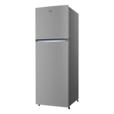 Haier 240 L 2 Star Frost Free Double Door Refrigerator, HRF-2902IEBS-P, Brushline Silver