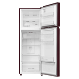 Haier 240 L 2 Star Frost Free Double Door Refrigerator, HRF-2902IEBS-P, Brushline Silver