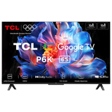 TCL P6K 165.1 cm (65 inch) 4K Ultra HD LED Smart Google TV with Google Voice Assistant,65P6K