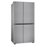 LG 650 Litres 3 Star Frost Free Side by Side Refrigerator (GL- B257HPZ3, Shiny Steel)