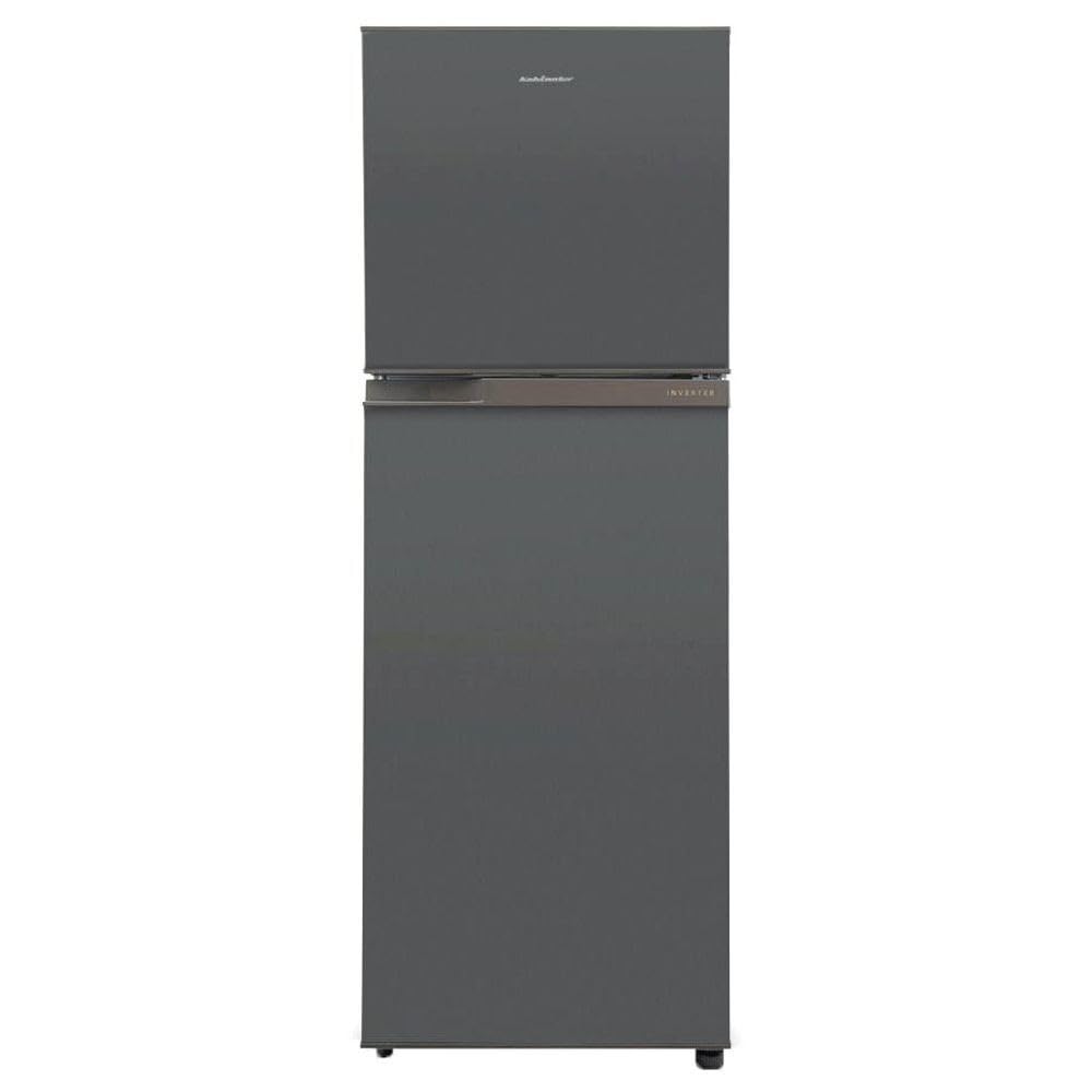 Kelvinator 252 Litre 2 Star Double Door Refrigerator, Bright Grey KRF-I260RBVBGT