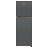 Kelvinator 252 Litre 2 Star Double Door Refrigerator, Bright Grey KRF-I260RBVBGT