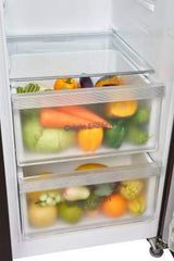 TOSHIBA 587 L with Inverter Side by Side Refrigerator (GR-RS530WE-PMI(06), Stainless Steel Finish)