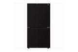 LG 650L Side-by-Side Refrigerator, Convertible, Multi-Air Flow Western Black, 3 Star (GL-B257JWB3)