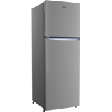 Haier 240L 2 Star Frost Free Double Door Refrigerator (HRF-2901IEBSA-P, Brushline Silver)