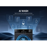 Haier 9 kg 5 Star Wi-Fi Inverter Fully Automatic Front Load Washing Machine (F5 Series, HW90-IM14F5PBKU1, Anti Bacteria Treatment, Black)