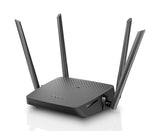 D-Link DIR-825/IIN/J1 MU-MIMO Gigabit Wireless Router, Dual Band, 1200 Mbps Wi-Fi Speed, 5 Gigabit Port, 4 External Antenna, Router | Dual_Band, Access Point |Repeater Mode, Black