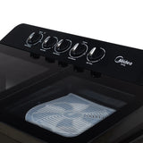 Midea Washing Machine Twin Tub 14 Kg, See Through Glass Lid, Soft Close(MWMSA140GPG(KG)