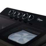 Midea Washing Machine Twin Tub 12 Kg, See Through Glass Lid, Soft CloseMWMSA120GPG(KG)