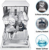 Samsung DW60M5042FS/TL Free Standing 13 Place Settings Dishwasher