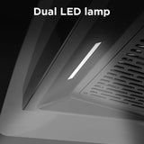 Midea 90V11 Kitchen Chimney with 1250 m³/hr strong air suction and Intelli Auto Clean - 90 CM