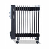VG OFR Room Heater 13 Fin 2900 Watts Oil Filled Room Heater with PTC Ceramic Fan Heater(OFR 13F DLX Black)