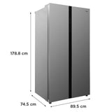 MRFS5920SSLF,Midea,Side By Side ,510 L, Inverter, Silver (SS Finish)