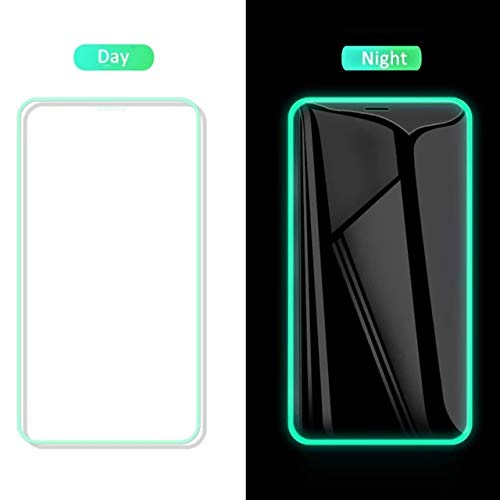Black Arrow Radium Soft Glowing Edges Tempered Glass Screen Protector for Apple IPhone X, Apple IPhone XS (Glow in Dark)