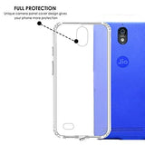 RAFT WORLD Back Cover jio Phone Next Cover Clear Camera Back Cover for Reliance JioPhone Next, Jio Phone Next 4G (Transparent, Grip Case, Silicon)